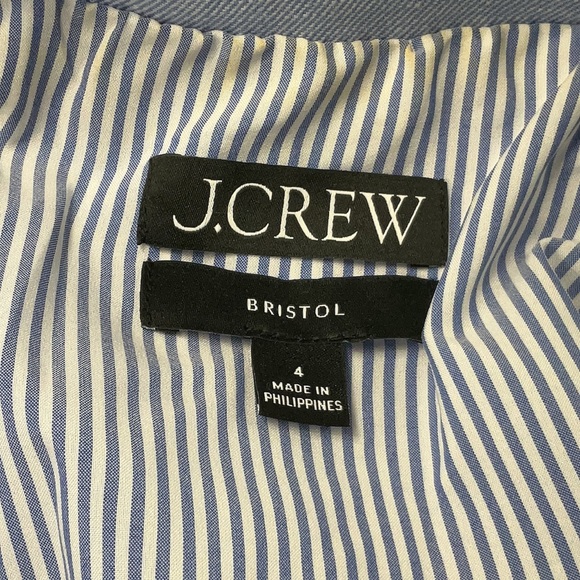 J. CREW Linen Bristol Blazer size 4 - Picture 5 of 6